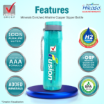 Minerals Enriched Alkaline Copper Sipper Bottle