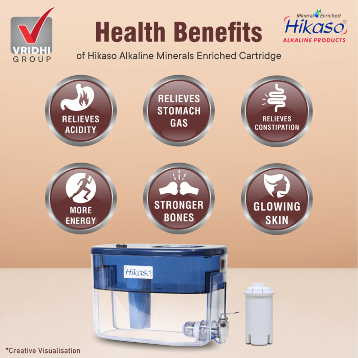 Hikaso Alkaline Enriched Cartridge