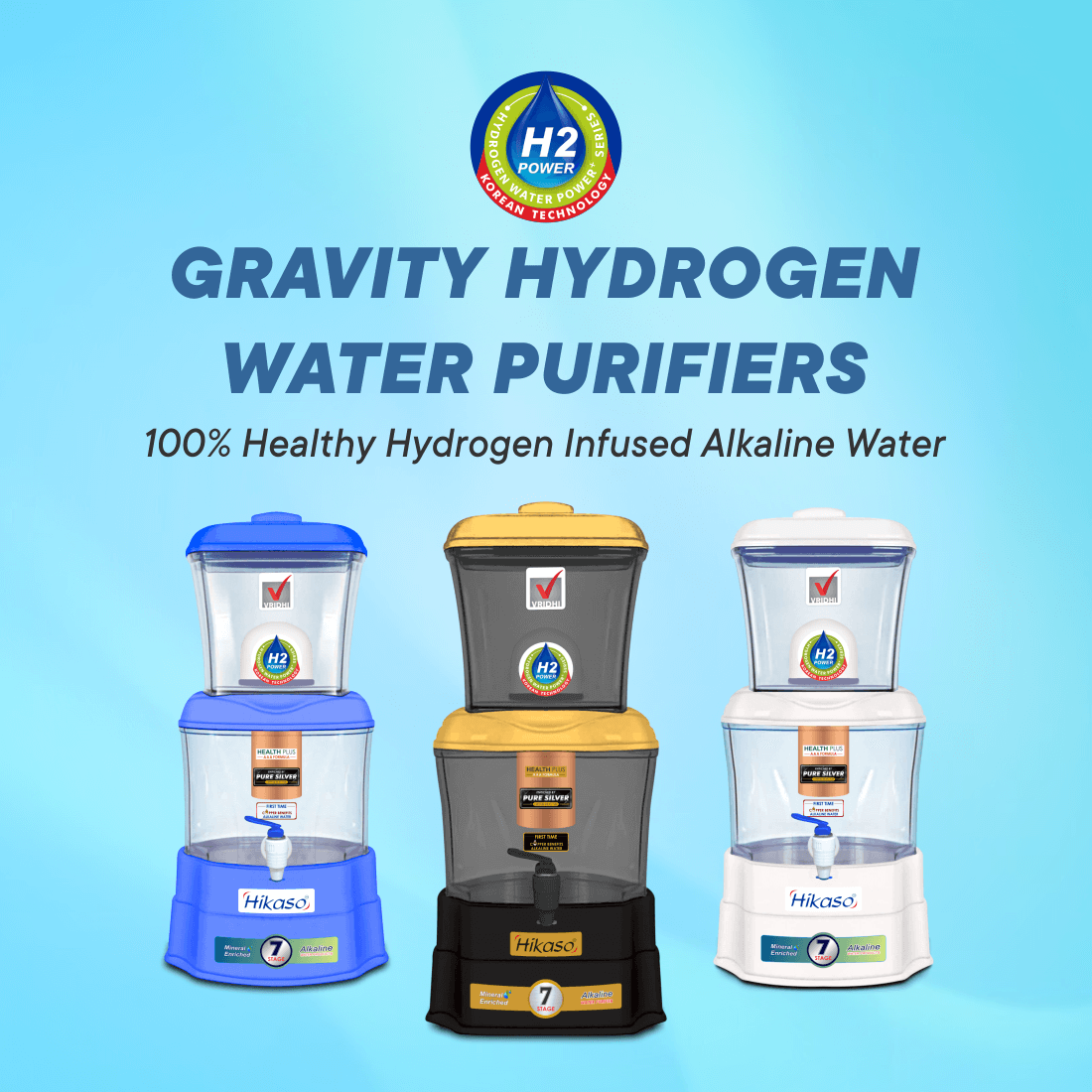 Gravity Hydrogen Water Purifiers