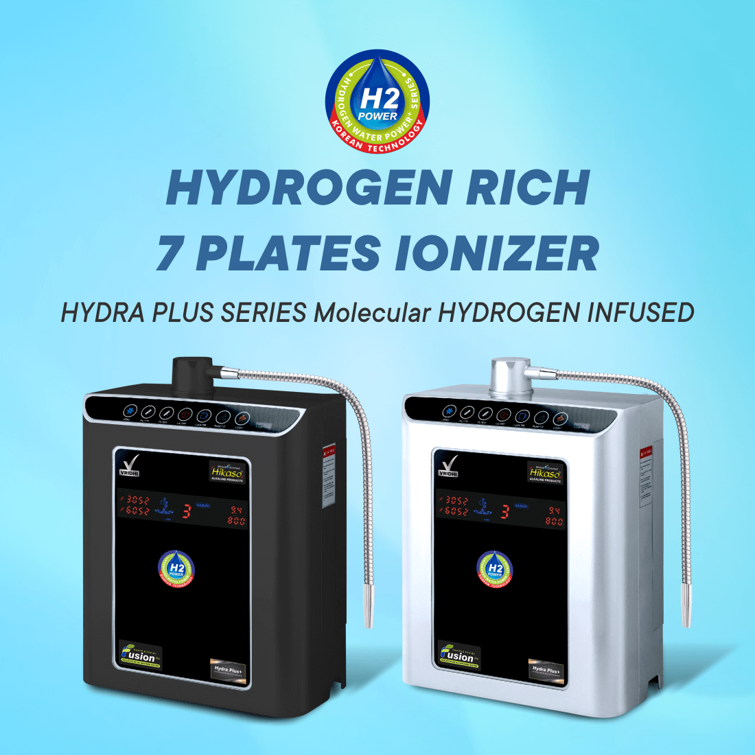 Hydrogen Rich 7 Plates Ionizer